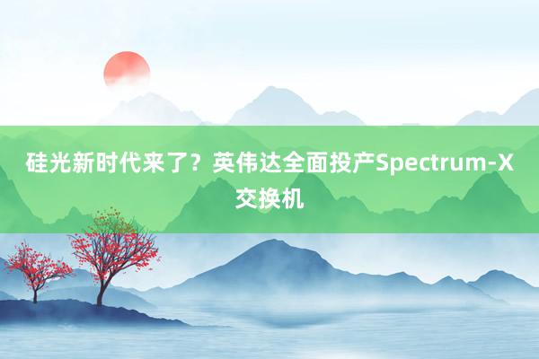 硅光新时代来了？英伟达全面投产Spectrum-X交换机