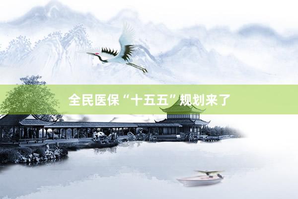 全民医保“十五五”规划来了